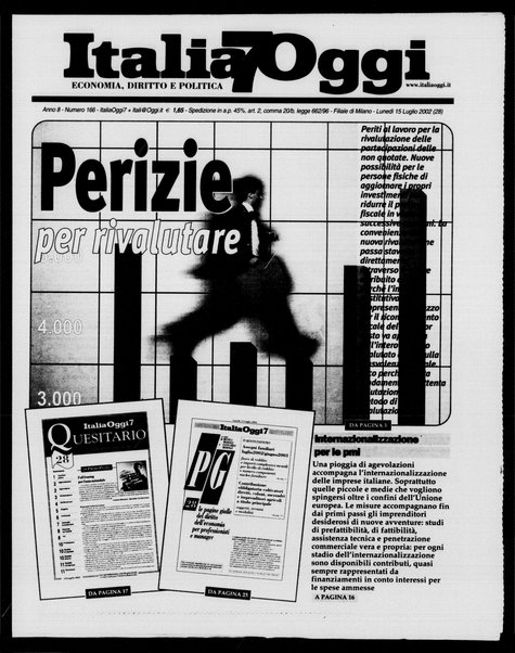 Italia oggi : quotidiano di economia finanza e politica